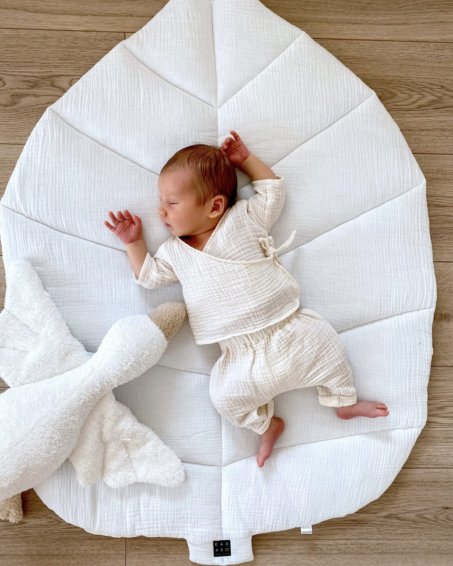 Leaf Mat Cotton Muslin